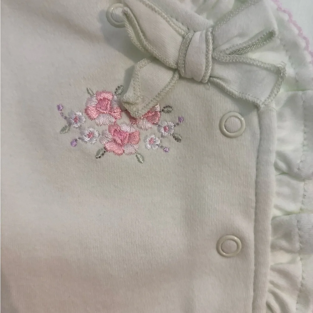 First Impressions Mint Floral 2 pice Set